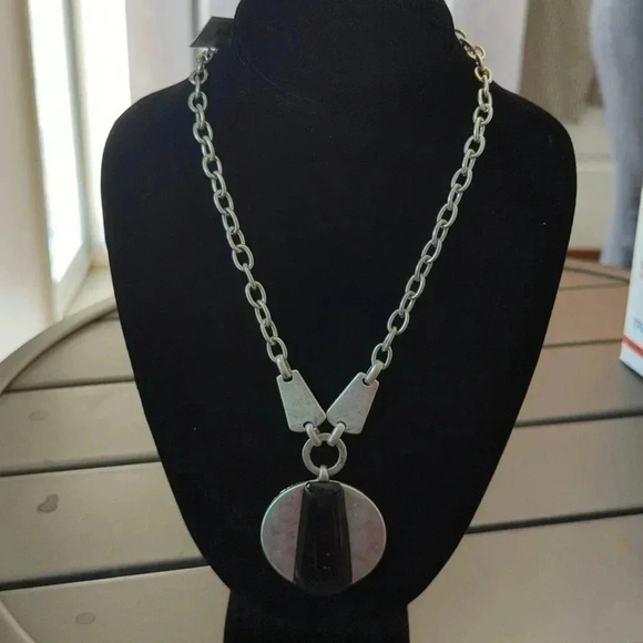 THE Sak women's silver black necklace - Picture 2 of 6